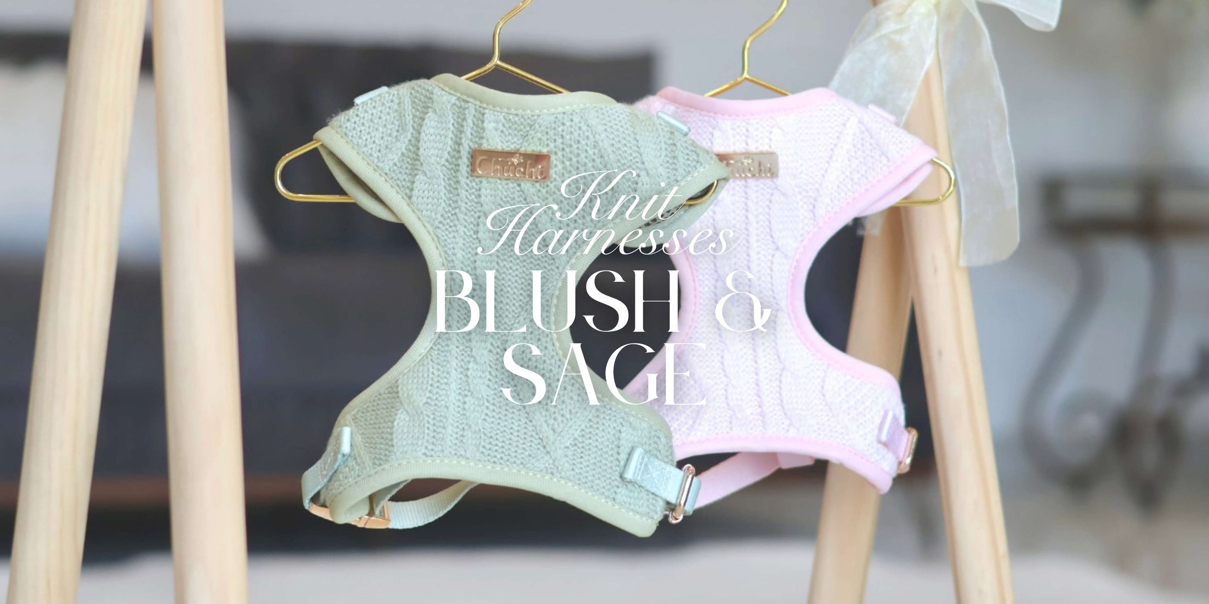 Blush & Sage Knit Harnesses