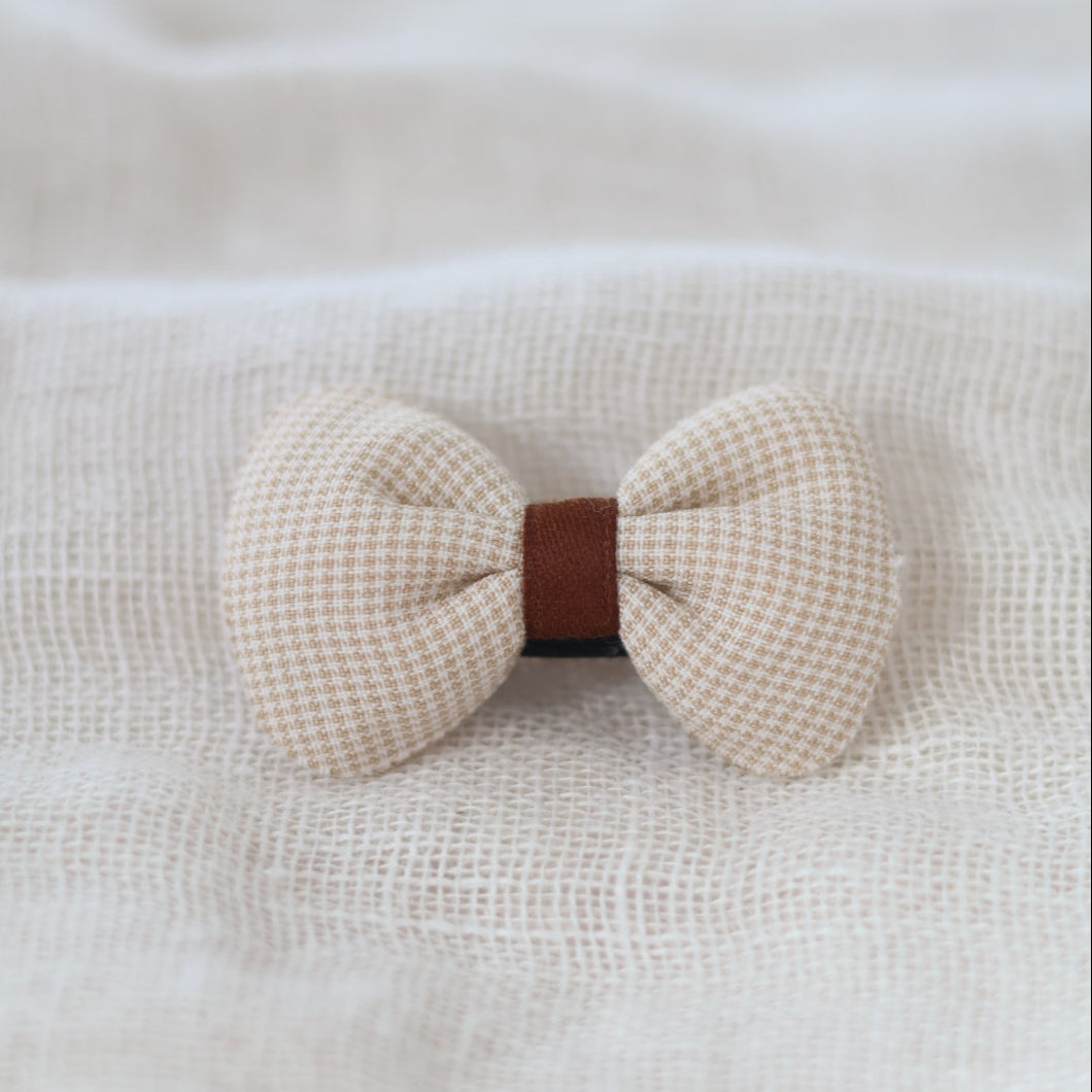 Mocha Hair Bow